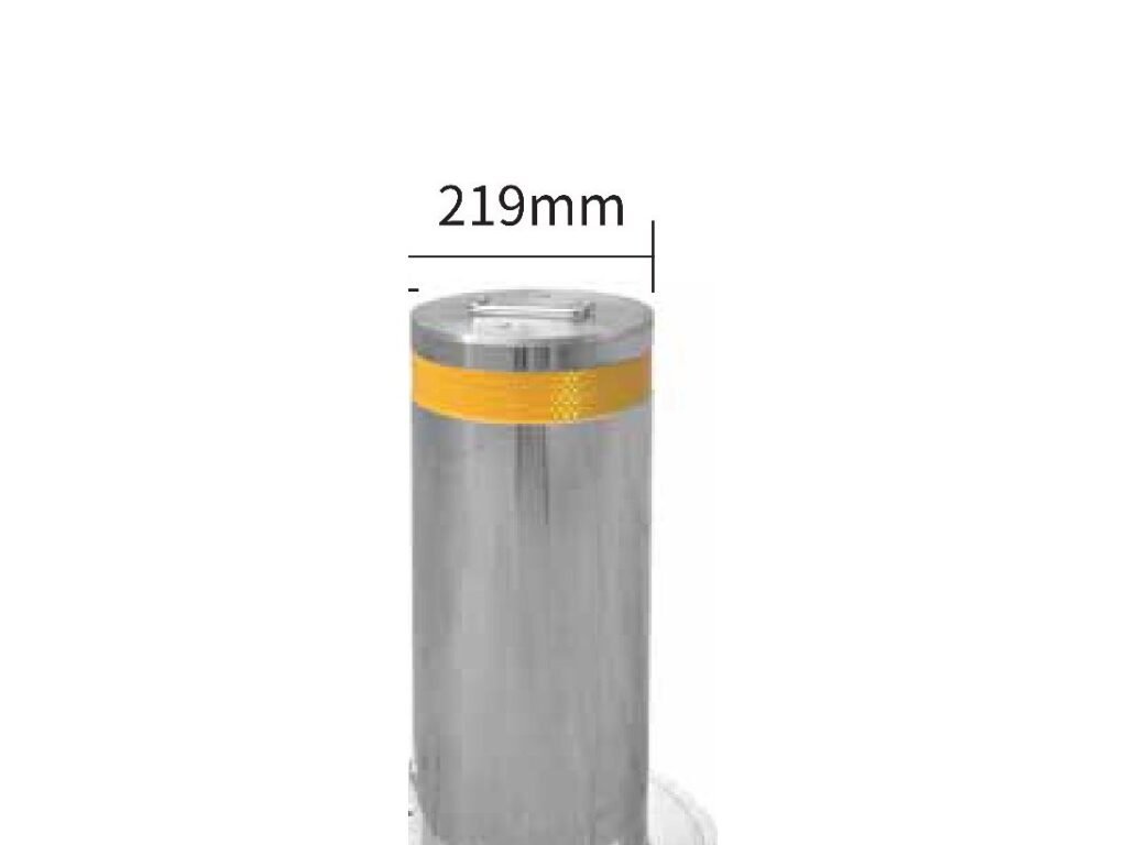 Stainless steel automatic lifting column bollard